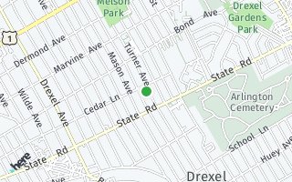 Map of 840 Turner Avenue, Drexel Hill, PA 19026, USA