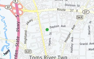 Map of 21 Dayton Avenue, Toms River, NJ, USA