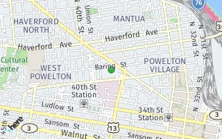 Map of 333 N. Saunders Avenue, #1, Philadelphia, PA 19104, USA