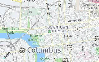 Map of 145 N. High St. 600, Columbus, OH 43215, USA