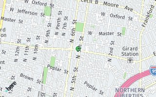 Map of 507 West Girard Avenue, Philadelphia, PA 19123, USA