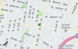 Map of 517 West Girard Ave, Philadelphia, PA 19106, USA