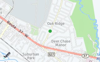 Map of 24 Oak Ridge Parkway, Toms River, NJ 08755, USA
