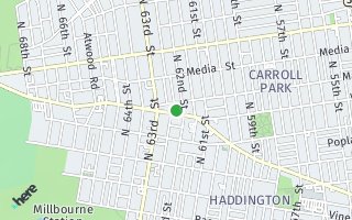 Map of 6215 Haverford Avenue, 1st FL, Philadelphia, PA 19151, USA