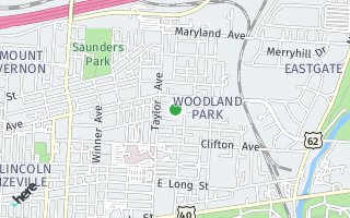 Map of 1580 Granville St, Columbus, OH 43203, USA