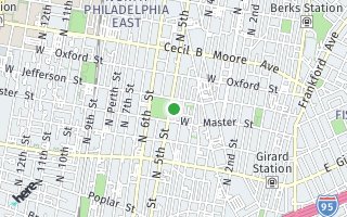 Map of 1429 N. 5th Street, Philadelphia, PA 19122, USA