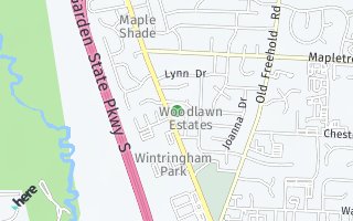 Map of 6 Poplar Place, Toms River, NJ 08753, USA