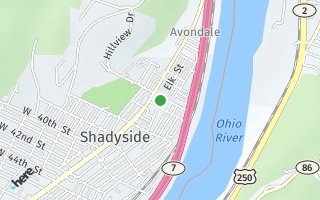 Map of 20 East 36th St. Apt B-2, Shadyside, OH 43947, USA