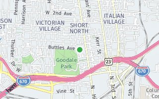 Map of 37 Buttles Ave A, Columbus, OH 43215, USA