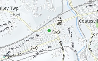 Map of 349 Charles Street, Garage, Coatesville, PA 19320, USA