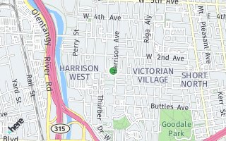 Map of 961 Harrison Avenue, Columbus, OH 43201, USA