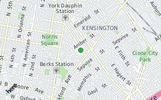 Map of 2118 E Dauphin St 3, Philadelphia, PA 19125, USA