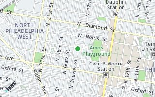 Map of 1846 Bouvier Street #B, Philadelphia, PA 19121, USA