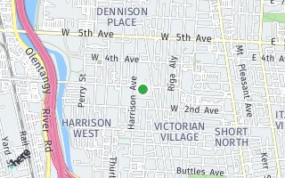 Map of 309 W 3rd Ave, Columbus, OH 43201, USA