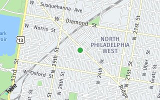 Map of 1851 Taney Street, Philadelphia, PA 19121, USA