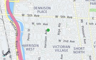 Map of 1136 Harrison Avenue, Columbus, OH 43201, USA