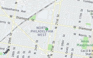 Map of 2231 W. Norris Street, Philadelphia, PA 19121, USA