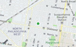 Map of 2135 N. Uber Street, 3rd FL, Philadelphia, PA 19121, USA