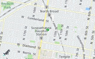 Map of 2352 N. Park Avenue, #1, Philadelphia, PA 19132, USA