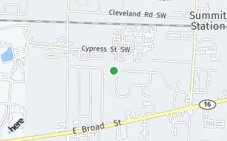 Map of 524 Bristol Drive SW, Reynoldsburg, OH 43068, USA