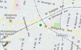 Map of 725 W. Allegheny Avenue, 2nd FL, Philadelphia, PA 19133, USA
