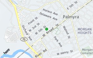 Map of 517-A Race Street, Palmyra, NJ 08078, USA