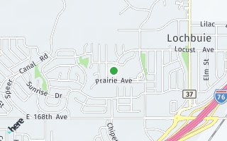 Map of 734 Locust Ave, Lochbuie, CO 80603, USA
