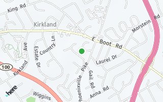 Map of 1229 Derry Lane, West Chester, PA 19380, USA
