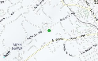 Map of 306 Sandcastle Lane, Bryn Mawr, PA 19010, USA