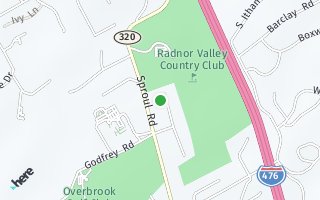 Map of 606 Radnor Valley Drive, Villanova, PA 19085, USA