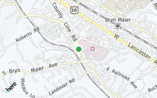 Map of 856 County Line Road, Bryn Mawr, PA 19010, USA