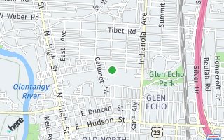 Map of 253 Olentangy Street, Columbus, OH 43202, USA