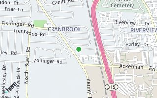 Map of 965 Manor Lane G, Columbus, OH 43221, USA