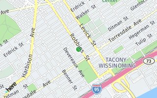 Map of 4538 Robbins Street, Philadelphia, PA 19135, USA