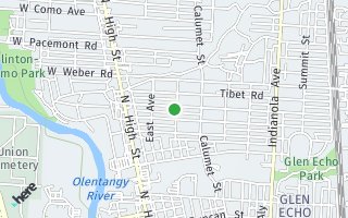 Map of 133 East Tulane Road, Columbus, OH 43202, USA