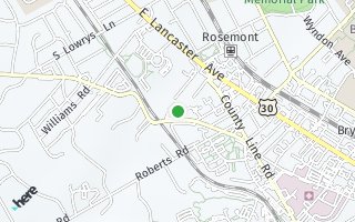 Map of 138 Montrose Avenue 35, Bryn Mawr, PA 19010, USA