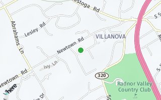 Map of 724 Knox Road, Villanova, PA 19085, USA