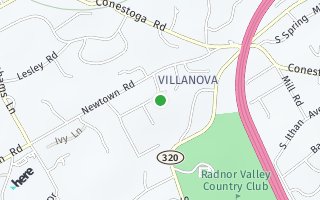 Map of 701 Knox Rd, Villanova, PA 19085, USA