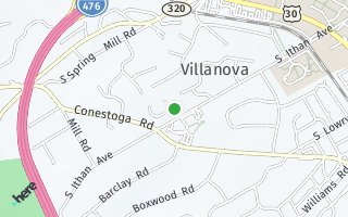 Map of 204 Edenton Place, Villanova, PA 19085, USA