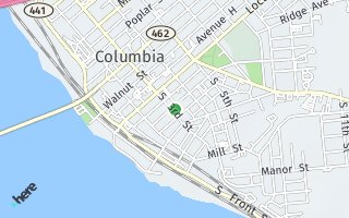 Map of 304 Cherry Street, Columbia, PA 17512, USA