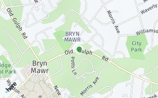 Map of 809 Old Gulph Rd, Bryn Mawr, PA 19010, USA