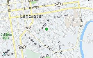 Map of 117 Green St, Lancaster, PA 17602, USA