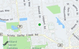 Map of 5761 Laura Ln, Hilliard, OH 43026, USA