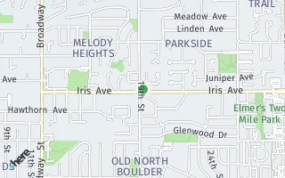 Map of 1905 Iris Ave., Boulder, CO 80304, USA