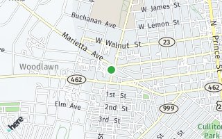 Map of 140 College Avenue, Lancaster, PA 17603, USA