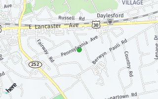 Map of 1448 Pennsylvania Ave, Paoli, PA 19301, USA