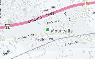 Map of 113 N. Church Street, Mountville, PA 17554, USA