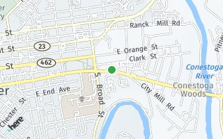 Map of 939 E. King Street, Lancaster, PA 17602, USA