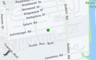 Map of 3665 Schirtzinger Rd, Hilliard, OH 43026, USA