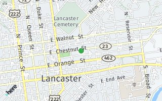Map of 352 E. Chestnut St., Lancaster, PA 17602, USA